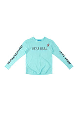 TIFFANY BLUE  “WHENEVER” STAR GIRL LONG SLEEVE 