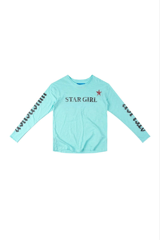TIFFANY BLUE  “WHENEVER” STAR GIRL LONG SLEEVE 