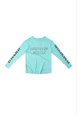 TIFFANY BLUE  “WHENEVER” STAR GIRL LONG SLEEVE 