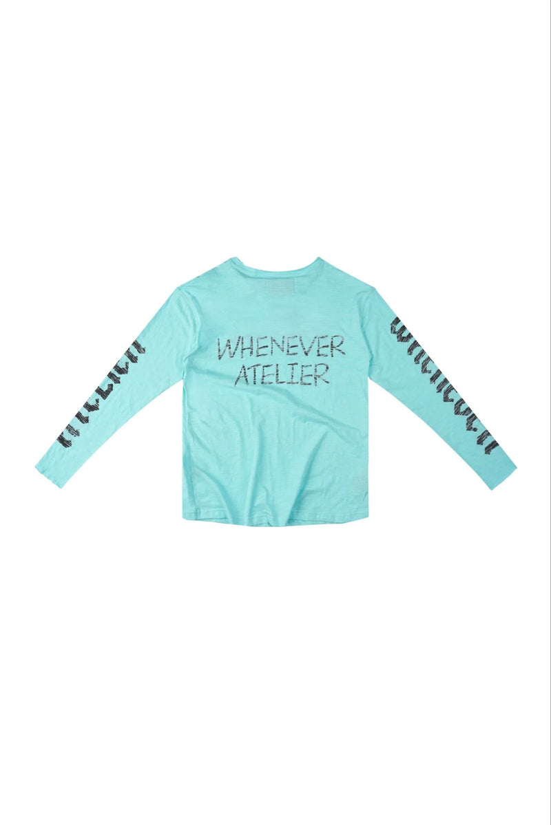 TIFFANY BLUE  “WHENEVER” STAR GIRL LONG SLEEVE 