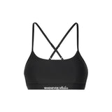 BLACK WHENEVER BASIC RACERBACK BRA