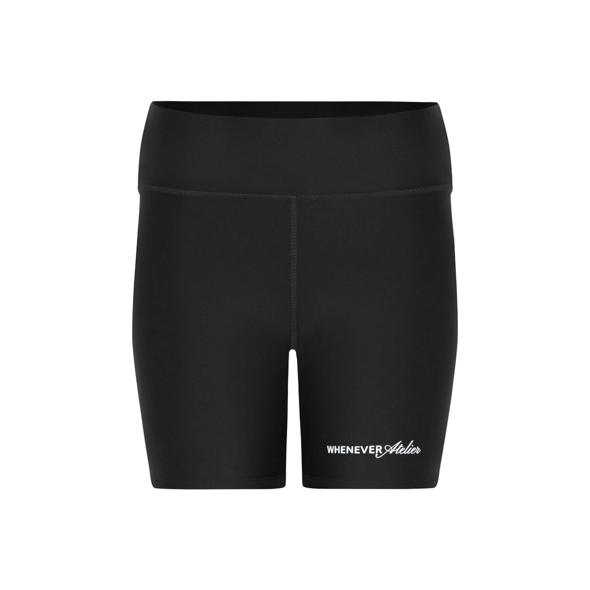 BLACK WHENEVER BASIC SPORTS SHORTS