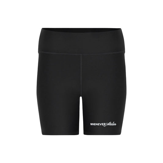 BLACK WHENEVER BASIC SPORTS SHORTS