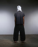 SKELETON HORSE WASH T-SHIRT/ BLACK