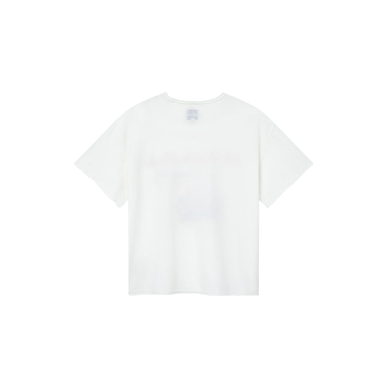 OWST SANTA MONICA SHORTSLEEVES TEE - WHITE
