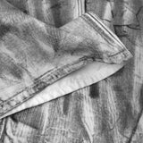TIE-DYE WASHED DIRTY WHITE BAGGY JEANS/ WHITE