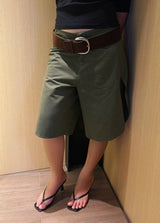 THENH THANG SHORTS - MOSS GREEN