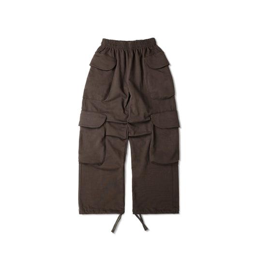 BIG POCKET SWEATPANTS/ BROWN