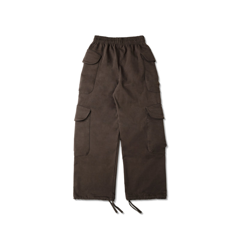 BIG POCKET SWEATPANTS/ BROWN