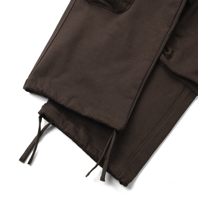 BIG POCKET SWEATPANTS/ BROWN