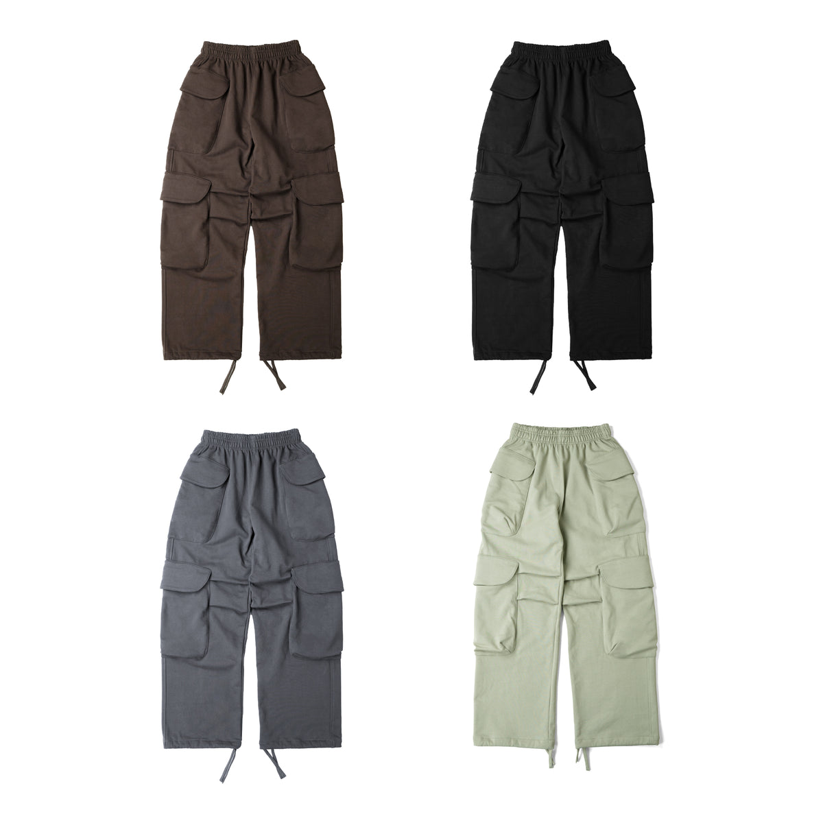 BIG POCKET SWEATPANTS/ LIGHT GREEN