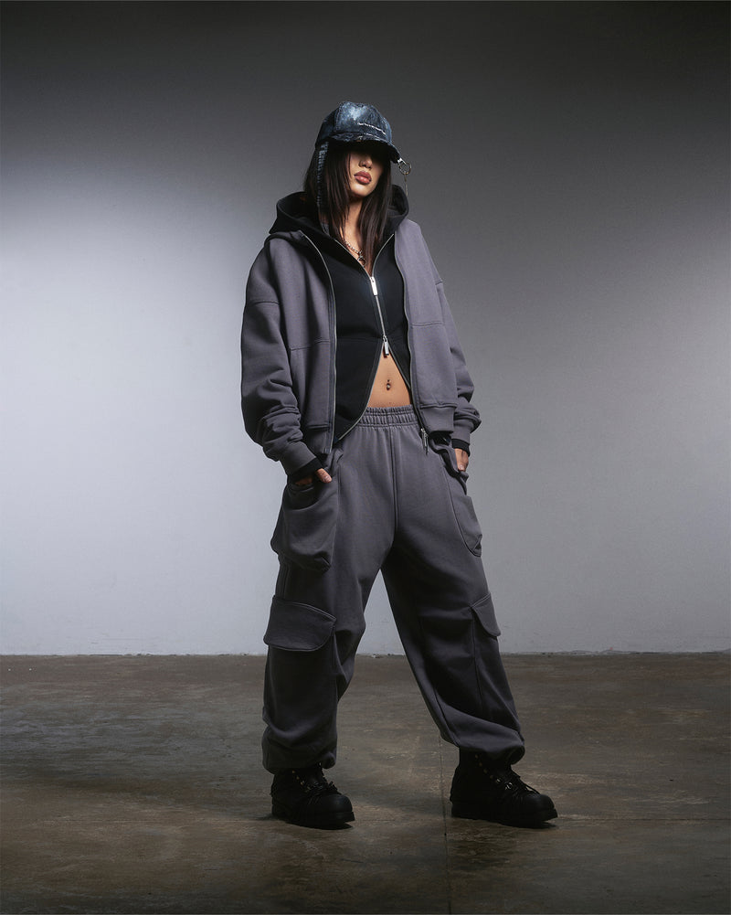 BIG POCKET SWEATPANTS/ GREY