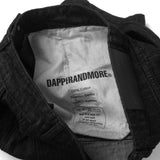 RAW DENIM JORT PLEAT / BLACK