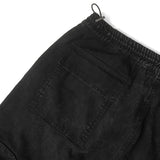 BIG POCKET CARGO PANTS WASHED/ BLACK