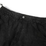 BIG POCKET CARGO PANTS WASHED/ BLACK