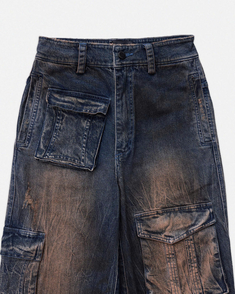 CARGO DENIM PANTS
