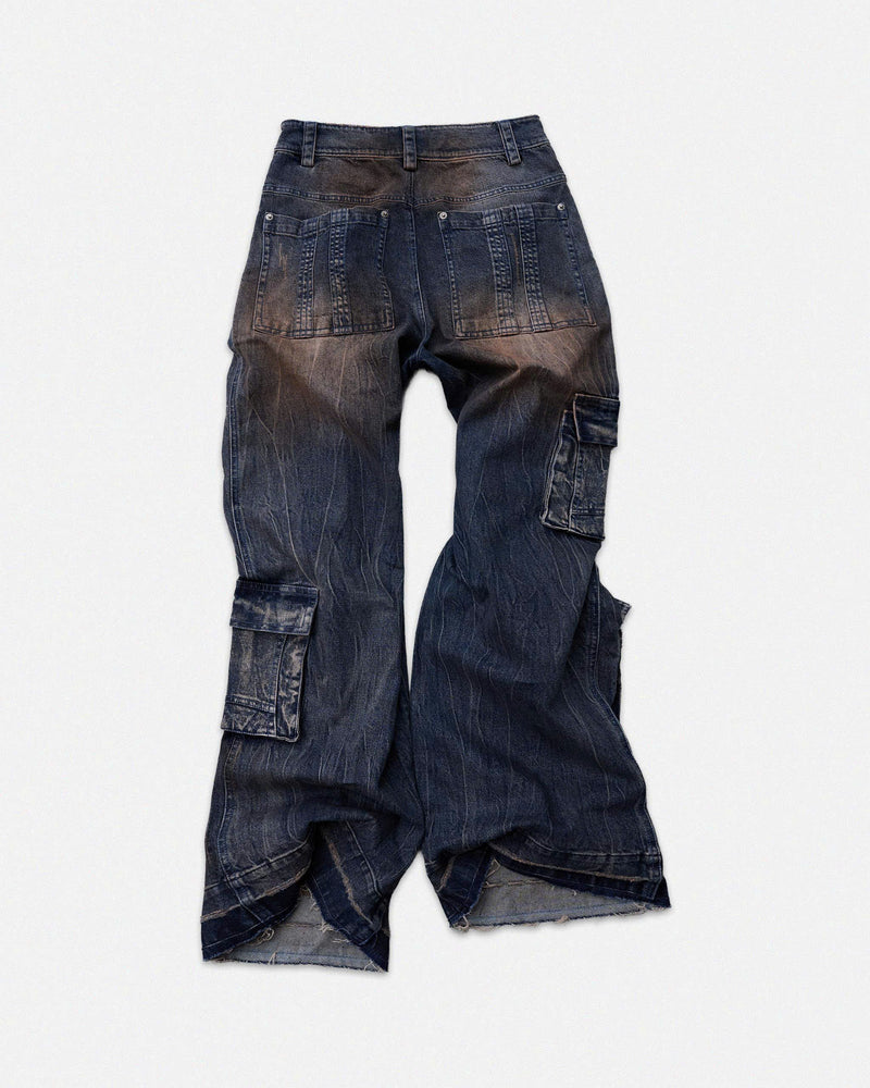 CARGO DENIM PANTS