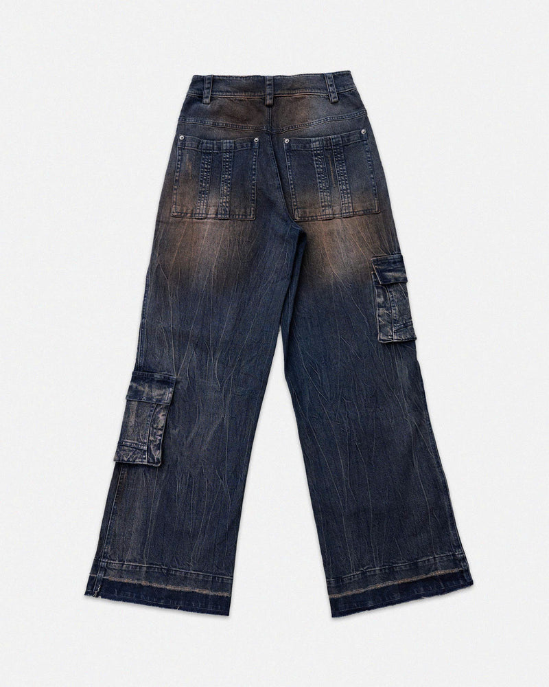 CARGO DENIM PANTS