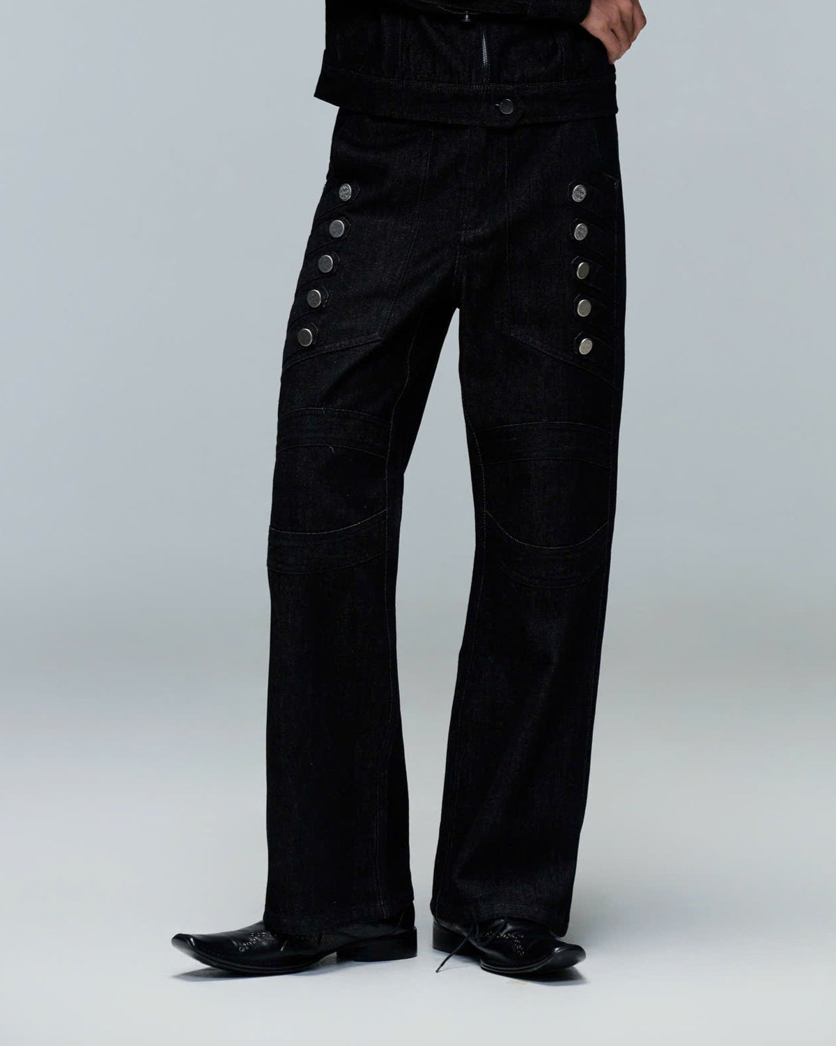 CREST DENIM PANTS
