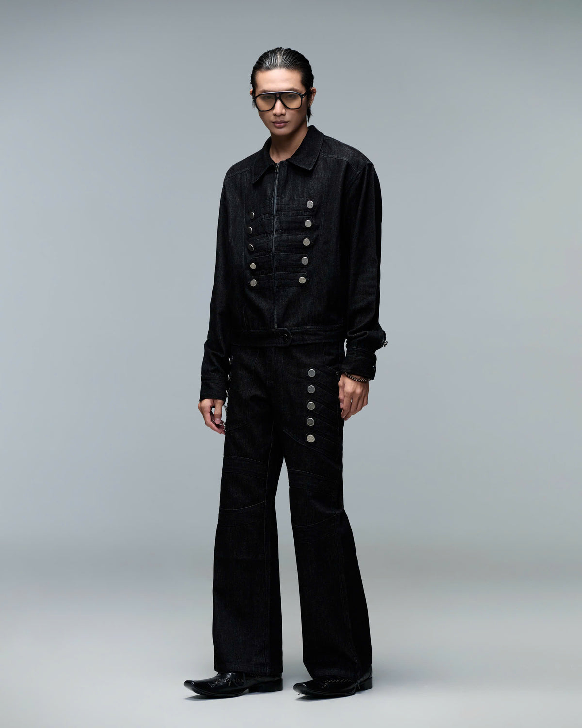 CREST DENIM PANTS