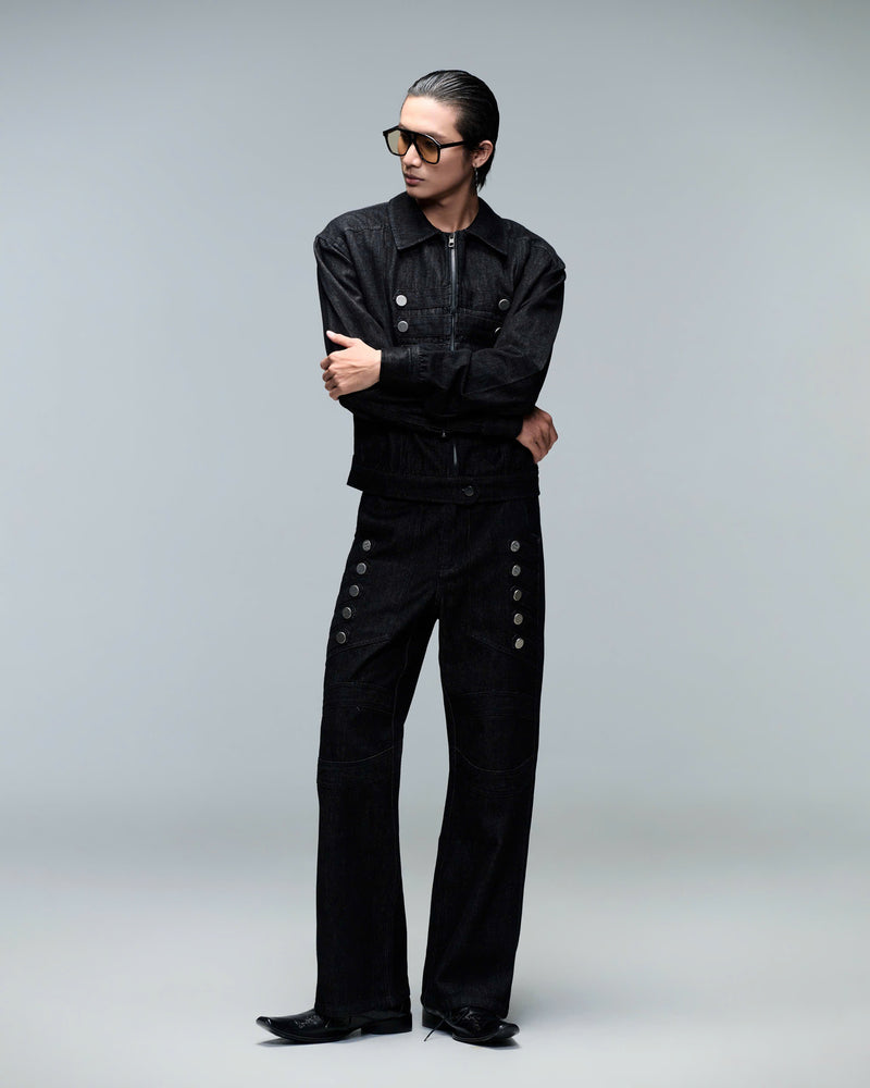 CREST DENIM PANTS
