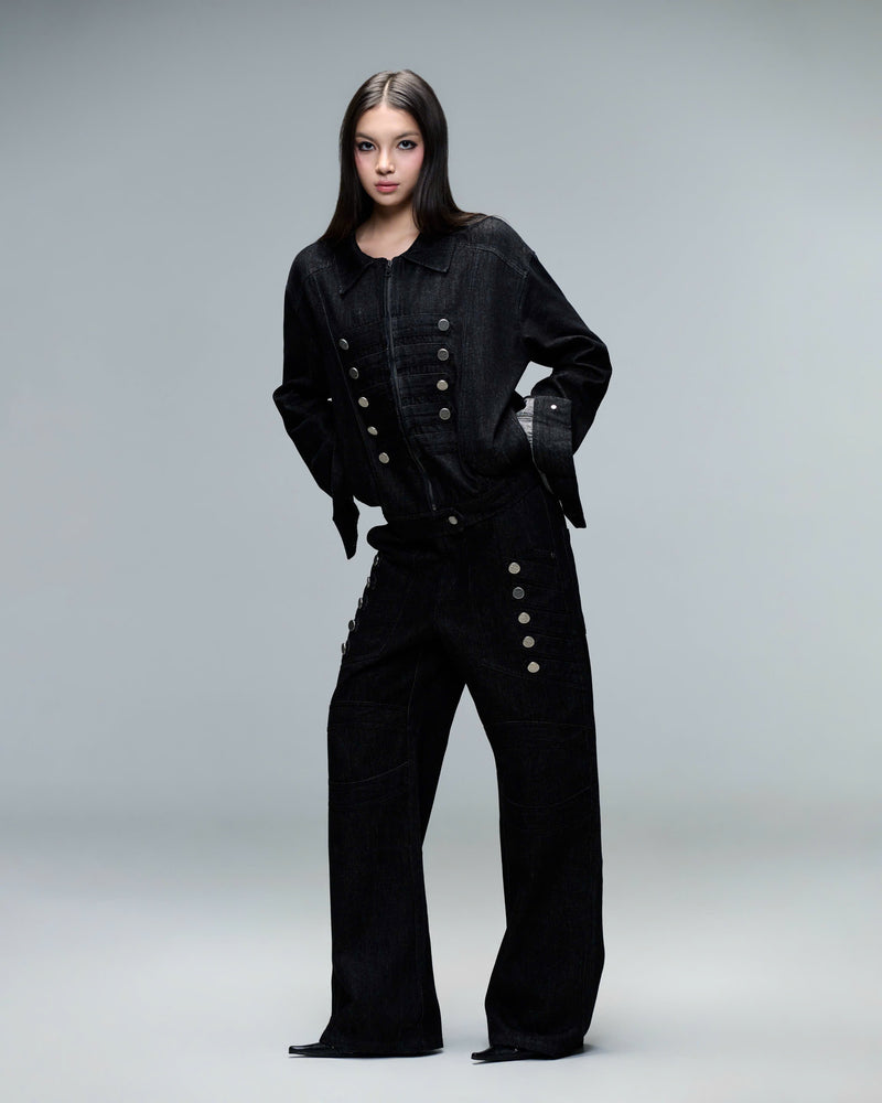 CREST DENIM PANTS