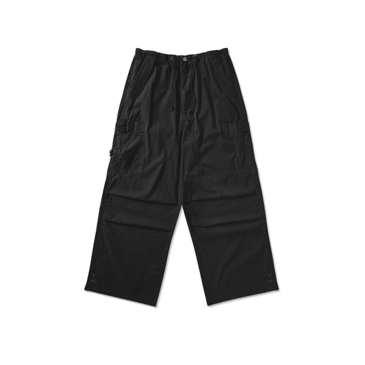 PARACHUTE CARGO PANTS/ BLACK