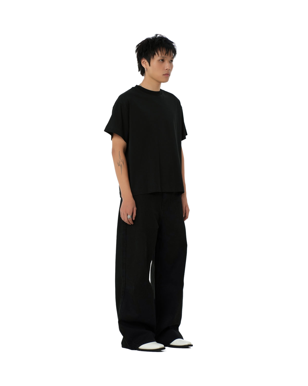 BOXY T-SHIRT/ BLACK