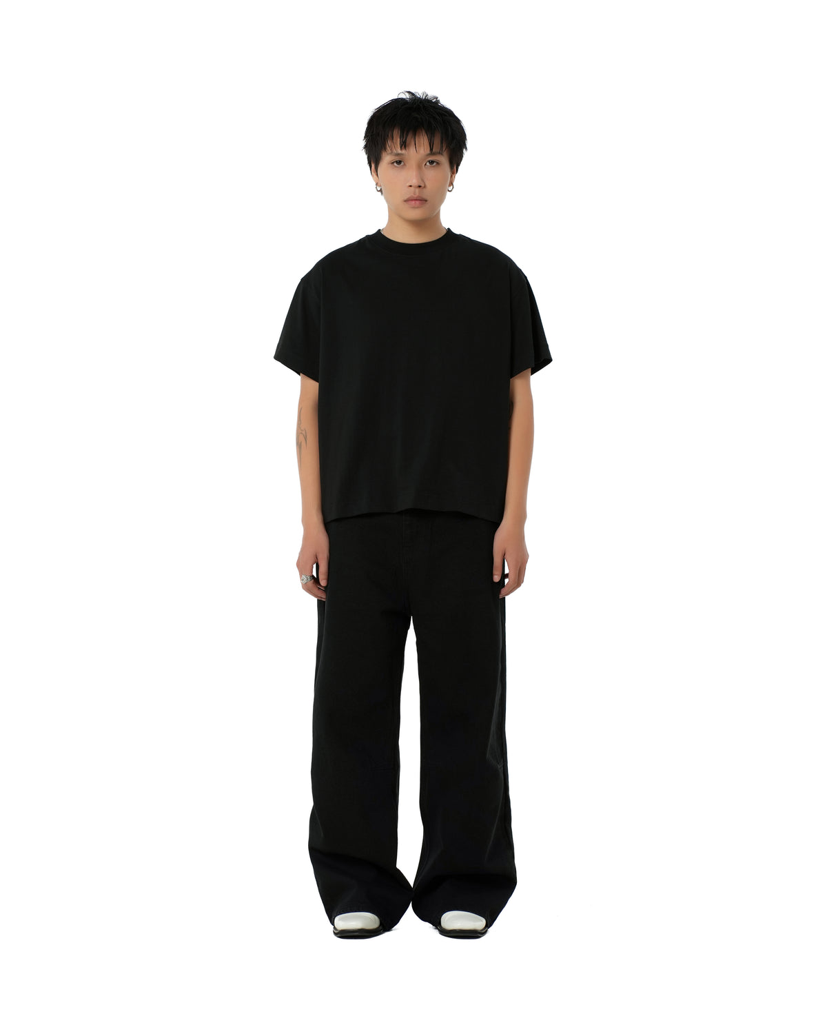 BOXY T-SHIRT/ BLACK