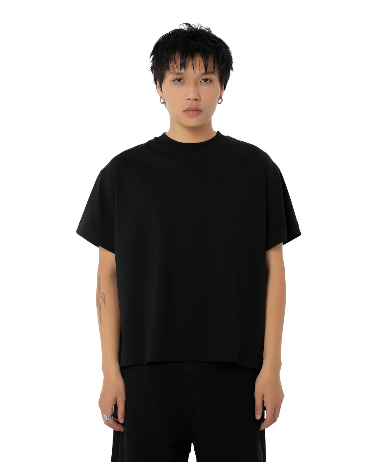 BOXY T-SHIRT/ BLACK