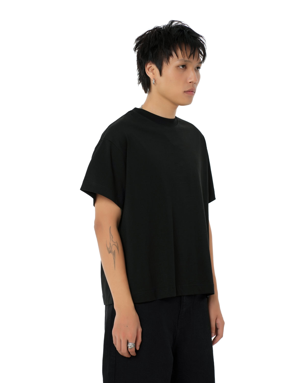 BOXY T-SHIRT/ BLACK