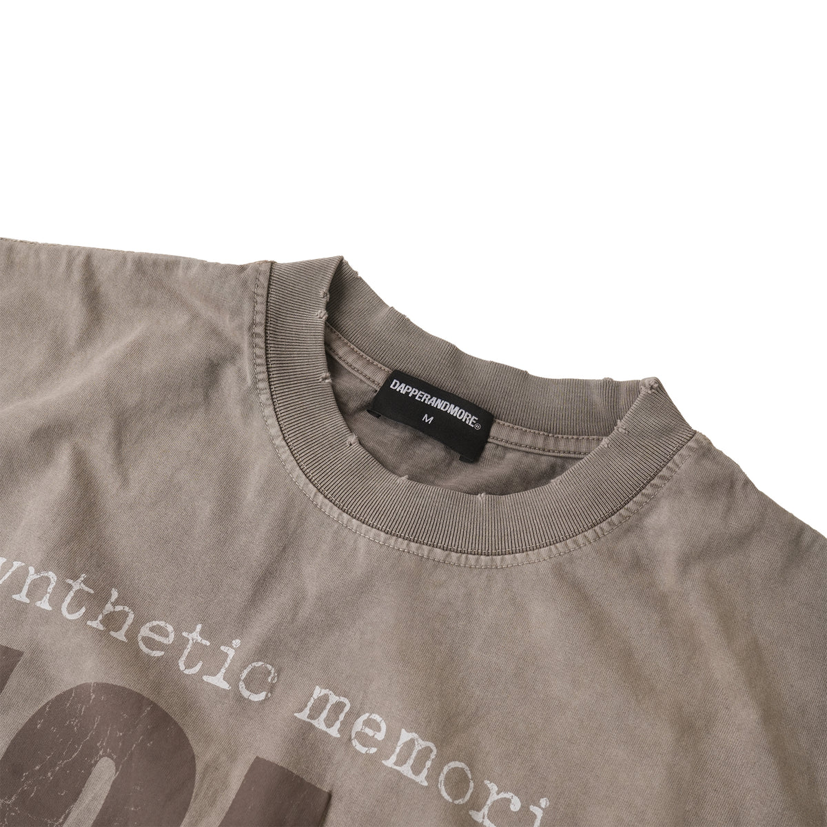 SYNTHETIC MEMORIES T-SHIRT/ BROWN