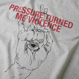 INHERITED VIOLENCE T-SHIRT/ PEPPER GREY