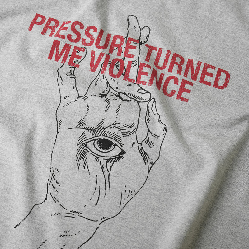 INHERITED VIOLENCE T-SHIRT/ PEPPER GREY