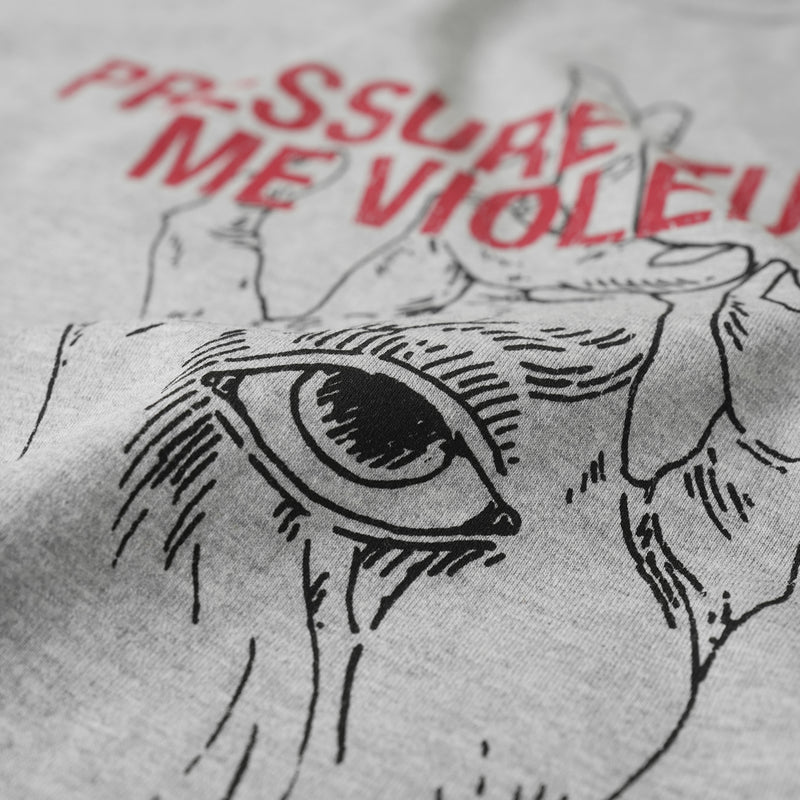INHERITED VIOLENCE T-SHIRT/ PEPPER GREY
