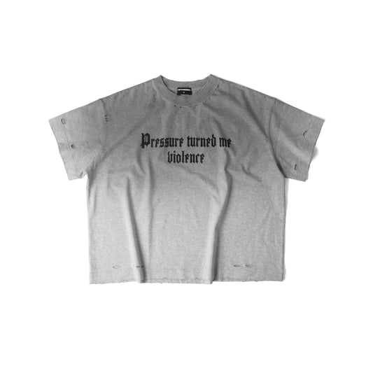 VIOLENCE STUDIES T-SHIRT/ GREY
