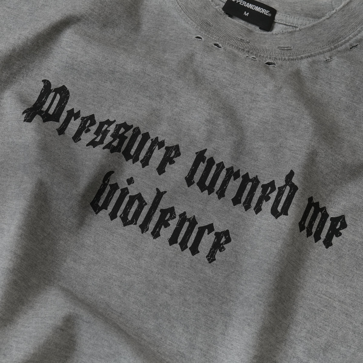 VIOLENCE STUDIES T-SHIRT/ GREY