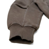 SILENT FORM ZIP HOODIE/ BURNT UMBER