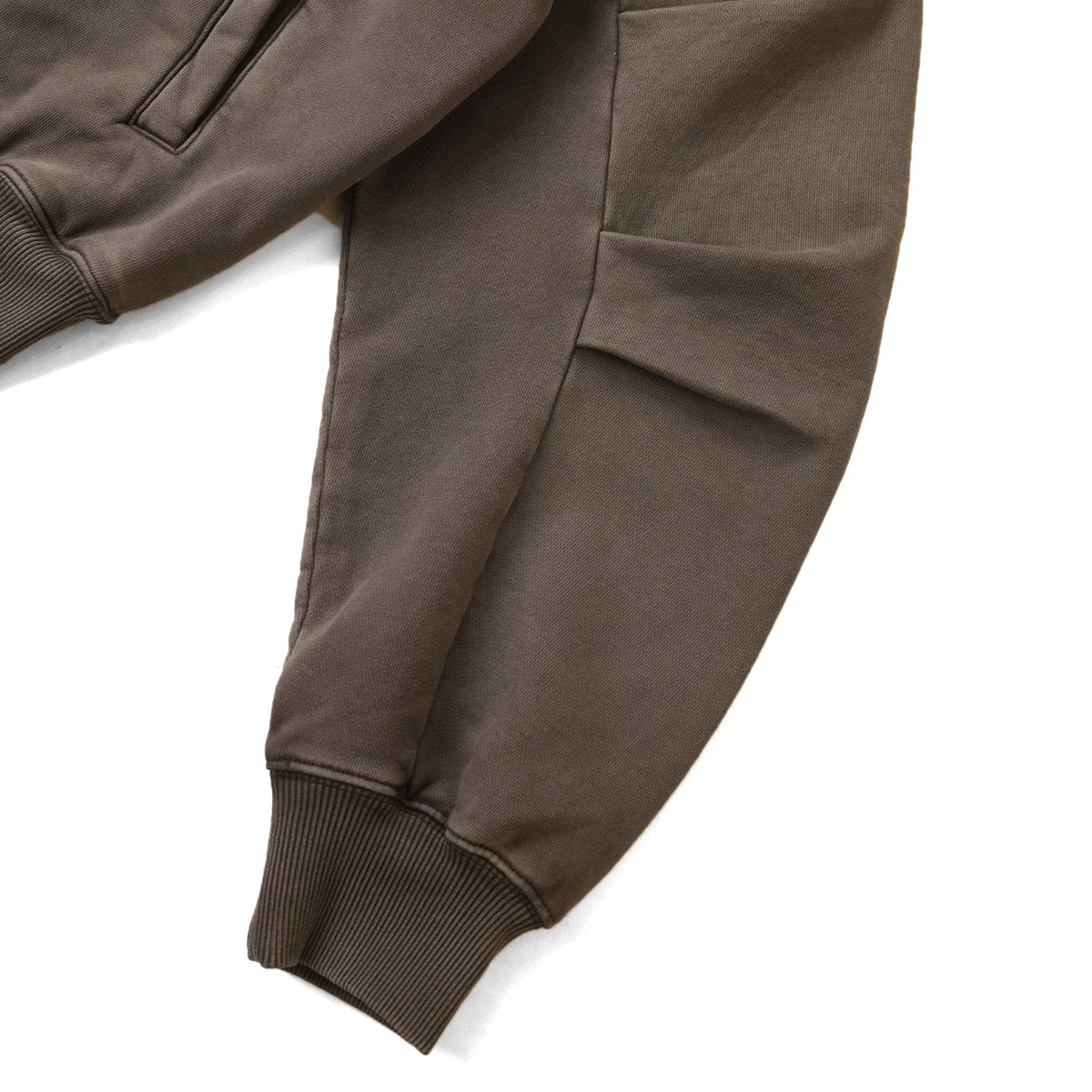 SILENT FORM ZIP HOODIE/ BURNT UMBER
