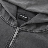 SILENT FORM ZIP HOODIE/ ASH BLACK