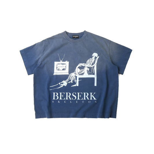 BERSERK WASHED T-SHIRT/ BLUE