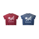 BERSERK WASHED T-SHIRT/ BLUE