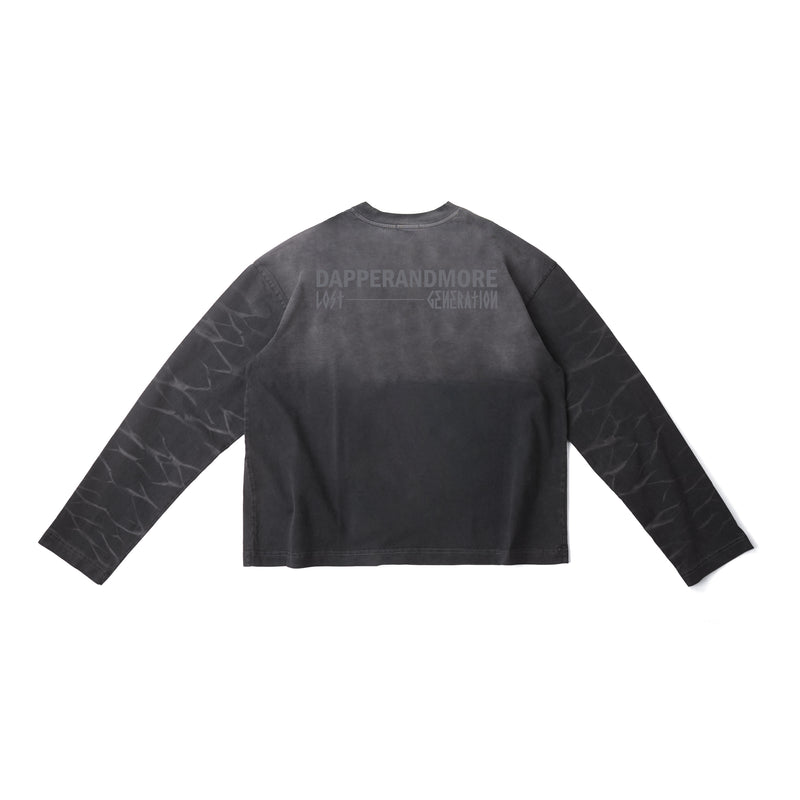 UV PROTECT LONG SLEEVE/ ASH BLACK