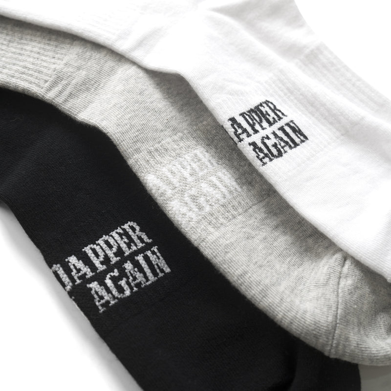 CIRCLE SOCKS - BLACK/ WHITE/ GREY