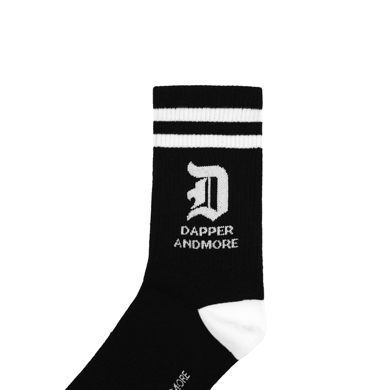 GOTHIC SOCKS - BLACK/WHITE