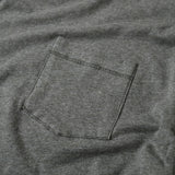LIGHTWEIGHT LINEN POCKET LONG SLEEVE/ GREY