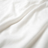 LIGHTWEIGHT LINEN POCKET LONG SLEEVE/ WHITE