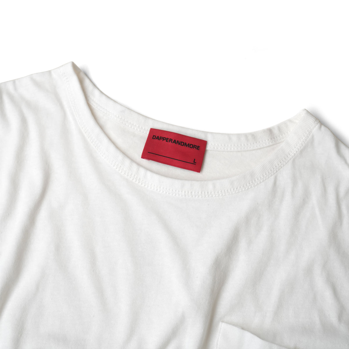 LIGHTWEIGHT LINEN POCKET LONG SLEEVE/ WHITE