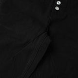 BUTTON FLY BOOTCUT JEANS/ BLACK
