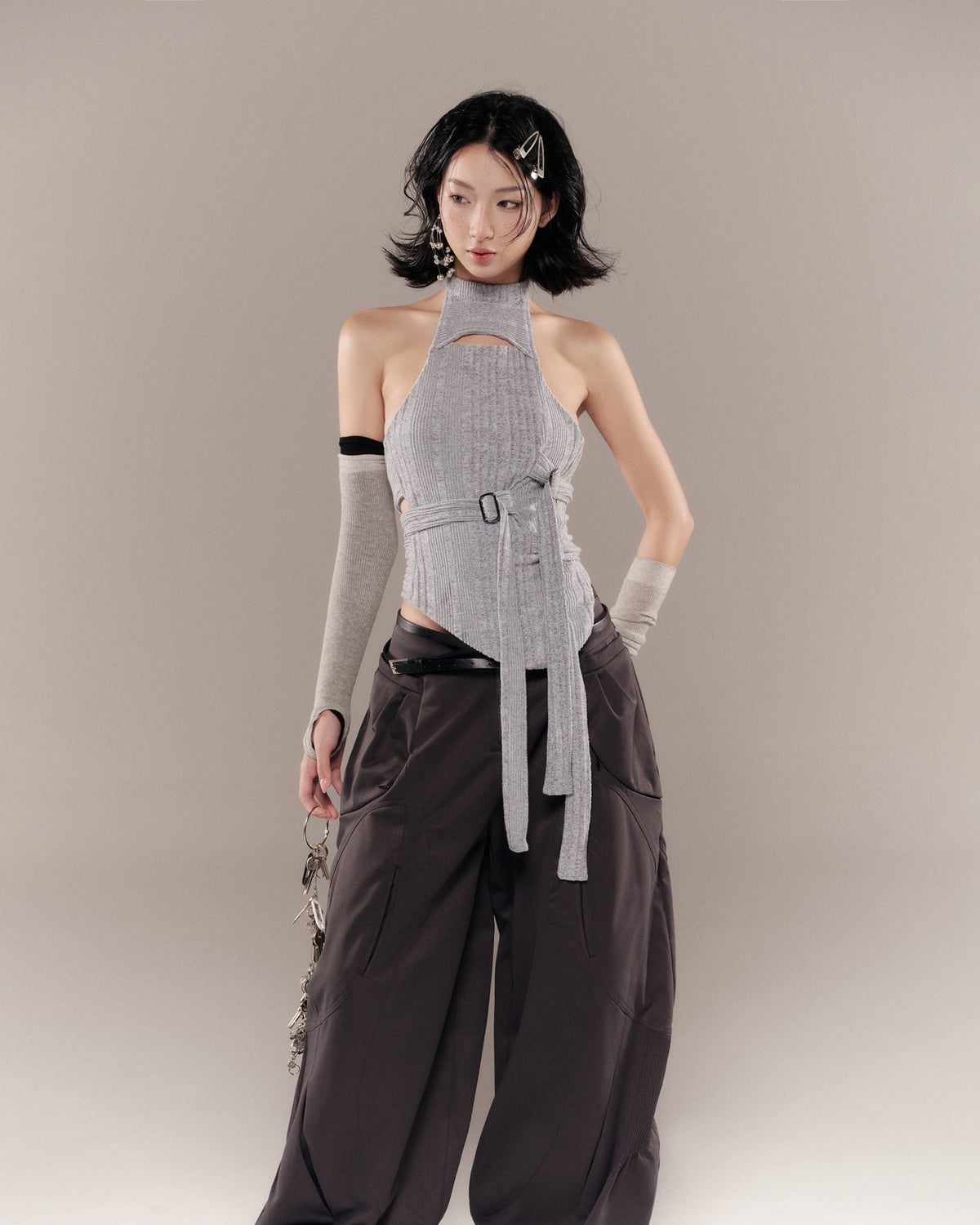 RUBY TOP (BLUE GREY)